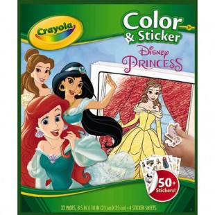 Crayola Color & Sticker Book: Disney Princess